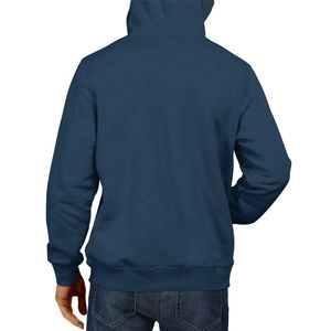 Fábrica de sudaderas con capucha para hombre, suministro OEM, sudaderas casuales 100% algodón, logotipo personalizado, ropa transpirable, producción a granel, compradores de todo el mundo - Product Image 5