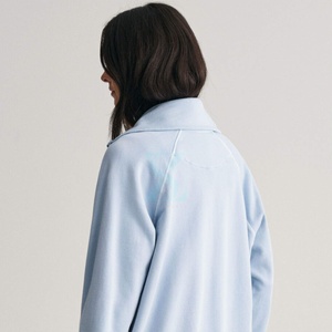 Sweat-shirt à fermeture éclair pour femmes Sweat-shirt décontracté à coupe ample en polaire avec poche kangourou pour femme Waer - Product Image 4