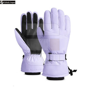 Gants d'hiver en cuir de couleur différente de haute qualité gants de ski chauds fonctionnels résistants à l'eau prix raisonnables gants d'hiver - Product Image 6