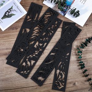 5 pièces en bois mur Art creux mur décor bois mur Accents thème panneaux de bois pour la maison décorations chambre salon - Product Image 3