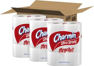 Charmin Ultra Strong, Mega Rolls, Paquete de 6 Rollos (Paquete de 3) 18 Rollos en Total - Product Image 4