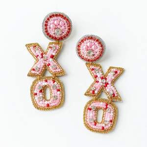 Boucles d'oreilles brodées personnalisées pour boutiques de cadeaux - Product Image 2