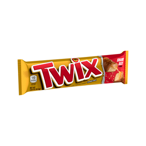 Barras de chocolate gemelas Twix con rico caramelo y galletas crujientes - Product Image 1