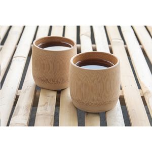 Natural Bamboo Coffee <b>Cup</b> Eco Friendly <b>Reusable</b> Drinking <b>Cup</b> Handmade Vietnam Supplier - Product Image 1