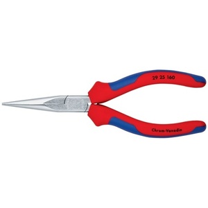 Para alicates de telefonía KNIPEX, longitud total de 160 mm, mangos multicomponentes cromados - Product Image 4