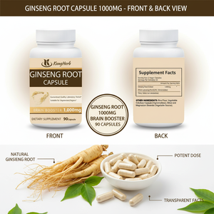 Aanpasbare <span class=keywords><strong>capsules</strong></span> met Koreaanse rode <span class=keywords><strong>ginseng</strong></span> voor volwassenen, voor immuniteit en energie, kruiden voedingssupplement - Product Image 2