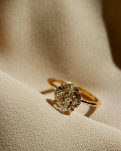 เครื่องประดับเพชรทองคำแท้18K สั่งทำ | สร้อยคอและแหวนทองคำสุดหรู | เครื่องประดับที่ดี oM/odm ผู้ผลิตเพชรรูปวงรีที่ปลูกในห้องปฏิบัติการ - Product Image 3