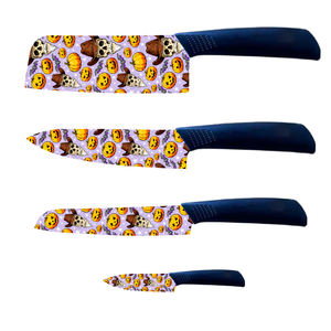 Popular Hot Selling Ceramic Blade Plastic Professional Chef <b>Knife</b> Set 7-Piece Durable Dishwasher <b>Safe</b> Ambidextrous for Cooking - Product Image 1
