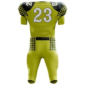 Uniformes de football américain de style vintage professionnels, maillots de football à manches longues et courtes, maillots de football personnalisés, usine - Product Image 3
