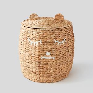 Panier de rangement en forme de grenouille fait à la main, organisateur pour enfants, conteneur, panier de rangement en jacinthe d'eau - Product Image 3