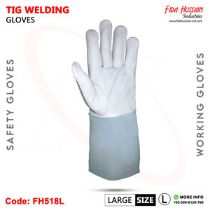 Gants en cuir de mouton de travail de sécurité de soudage TIG en gros bon marché du Pakistan Gants d'hiver en cuir de vachette fendu Gants de conduite Sports - Product Image 4