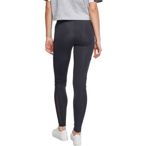 Leggings de yoga pour femmes, taille haute, extensible dans les quatre sens, longueur totale, maille technique à rayures, spandex/nylon - Product Image 3