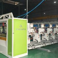 Machine de découpe et de pose d'œillets entièrement automatique pour bâches