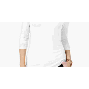 Maglia a Collo Alto Bianca Casual da Donna Maison Jules, Design Stampato Lavorato a Maglia per l'Inverno, Taglia Media - Product Image 3