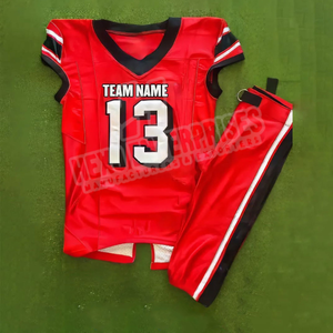 High Quality Wholesale Price Men's American <b>Football</b> Uniform Breathable Sports Wear Hot Selling Set - Product Image 3