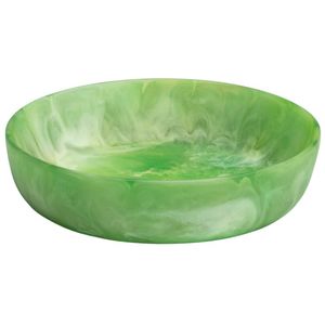 Tazón de servidor de ensalada de resina epoxi de diseño moderno hecho a mano con cuencos de madera de mango de calidad de la India para fiestas de bodas temáticas artísticas - Product Image 3