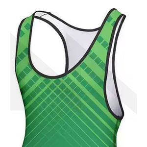 เสื้อรัดกล้ามเนื้อสำหรับนักมวยปล้ำชาย สำหรับฝึกซ้อมในยิมและยกน้ำหนัก-ระบายอากาศได้ดี คุณภาพสูง ปรับแต่งได้ - Product Image 4