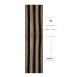 PANNEAU MURAL MODERNE EN MDF DE NOUVELLE GÉNÉRATION POUR SALON ET CUISINE AVEC ABSORPTION SONORE HAUTEMENT EFFICACE - Product Image 2