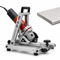 Machine automatique de chanfreinage de carreaux DY-SL-120, cinquième génération, à coupe à sec, module de rainurage et de chanfreinage haute précision, meuleuse d'angle