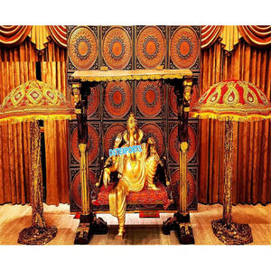 Vestíbulo de boda con tema tradicional Ganesha en Swing Entrada de Boda del Sur Columpio y Ganesha Tema vibrante Vestíbulo DE BODA Srilankan - Product Image 1