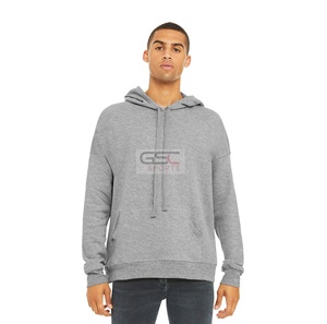 Sudaderas con capucha de moda para hombre, hecho a medida ajustado suéter de lana, estilo de un solo color, en blanco, disponible para personalización - Product Image 2