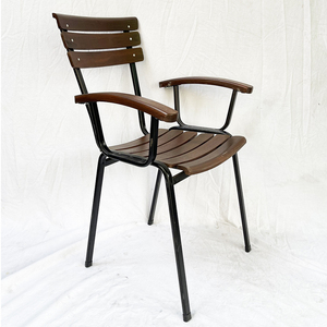 Silla de Exterior Moon GCF056 para Cafetería, de Aluminio Sólido con Reposabrazos Fijos, Ligera, para Pesca, Jardín y Camping, con Opción de Logotipo - Product Image 4