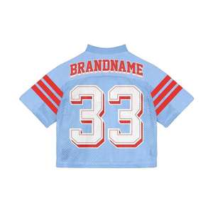 Camisetas de Jersey de Alta Calidad, Personalizadas, de Secado Rápido, Cuello en V, Malla de Poliéster, Corte Cuadrado, para Hombre - Product Image 3