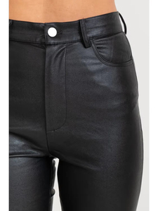 Pantalones de Cuero Personalizados para Mujer, Pantalones Elegantes Acampanados, Estilo Único, Calidad Premium, Moda Moderna, Ropa Chic, Pantalones de Cuero para Mujer - Product Image 6