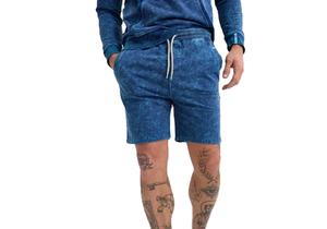 Pantalones cortos de lavado ácido para hombre, ropa informal, Vintage diseño personalizado, pantalones cortos de algodón pesado con estampado desgastado para hombre - Product Image 2