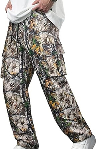 Pantalones de Caza para Hombre, Pantalones de Senderismo, Pantalones de Pesca, Estilo Recto, Holgados, de Cordura, Talla Grande, Hechos de Algodón, Transpirables - Product Image 4