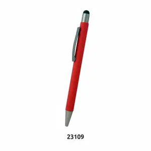 流行伴侣黑色金属笔喷雾光泽漆金属书写笔可乐触摸st红色好书写笔