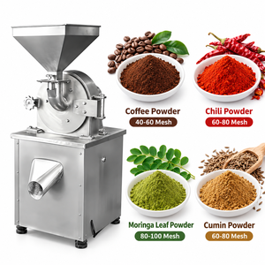 Café commercial poivre sec <span class=keywords><strong>moutarde</strong></span> Moringa feuille graine cumin cacahuète Micro poudre broyeur Machine - Product Image 5