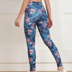 New Fashion Style Women Yoga <b>Legging</b> High Waist Quick Dry Breathable Solid <b>Pattern</b> Wholesale Made in Pakistan - Product Image 2