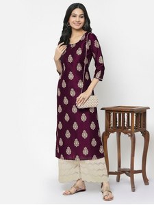 Kurtis de fête de créateur, prêt-à-porter, 14 kg de rayonne, vente en gros, avec différentes manches, fabricant d'Inde - Product Image 2