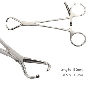 Plaque d'instrument orthopédique vétérinaire tenant une pince à rotule pince de réduction réutilisable pour chien marquage CE MAHER SURGICAL - Product Image 3