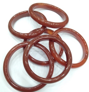 กำไลคริสตัลสีแดงหินอาเกตธรรมชาติสำหรับเป็นของขวัญและเครื่องประดับสำหรับผู้หญิง - Product Image 1