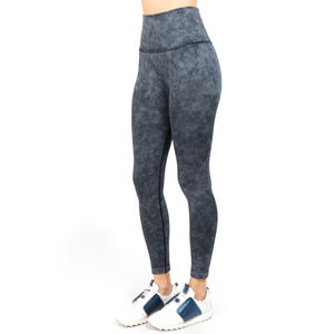 Vente flash : Ensemble de sport pour femme de haute qualité, effet délavé, comprenant un pantalon de yoga taille haute et un soutien-gorge de sport, idéal pour le fitness et les activités sportives. - Product Image 3