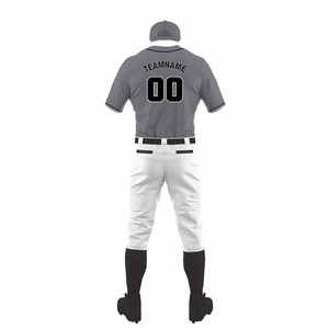 Venta caliente Mejor Diseño Peso Ligero Logotipo Personalizado Impresión Ropa Deportiva Material Uniforme de Béisbol para Hombres - Product Image 6