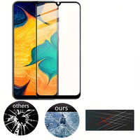 Protection d'écran en verre trempé haute définition pour Android, dureté 9H, anti-huile, anti-traces de doigts, installation sans bulles