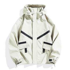 Chaqueta Táctica Impermeable de Softshell con Forro Polar 2026, Abrigos Térmicos de Invierno para Exteriores con Capucha y Cremallera, Estilo Denim, Venta al por Mayor, Liso Teñido, Formal - Product Image 5