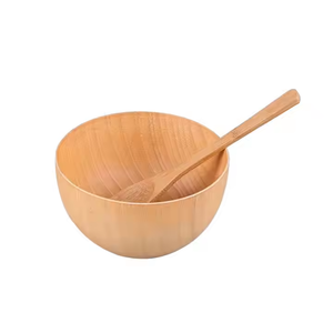 Ensemble de saladiers en bois classiques, durables, écologiques et sûrs de haute qualité par Crescent Crafts - Product Image 2