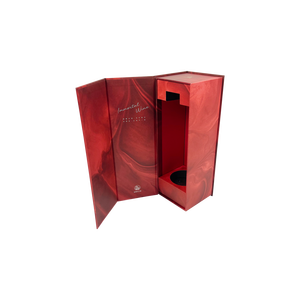 Custom <b>book</b> shaped corrugated wine gift <b>boxes</b> high end single bottle packaging portable gift bag for red wine - Product Image 5