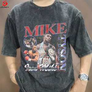 Wholesale <b>Men</b> Acid Wash T <b>Shirt</b> Streetwear Hip Hop Stone 100% Cotton t <b>Shirts</b> with logo Customize T-<b>shirt</b> - Product Image 3