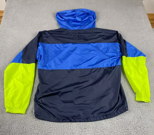 Chaqueta Cortavientos Personalizada, Chaqueta Deportiva Informal con Bloques de Color, Chaqueta Cortavientos Ligera de Nailon - Product Image 3