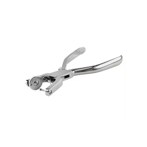 Pince à perforer pour digue en caoutchouc, instruments dentaires, forceps à perforer, manuel, certifié CE Classe I, acier inoxydable de haute qualité, poignée ergonomique - Product Image 1