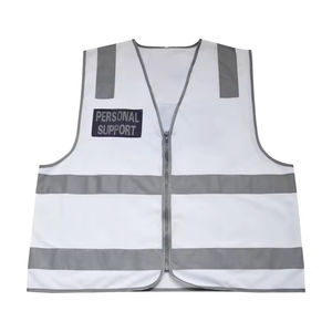 Chaleco de Seguridad Reflectante de Alta Visibilidad, Certificado CE, Antiarrugas, de Algodón/Nailon/Poliéster para Hombre, para Construcción y Carreteras - Product Image 5