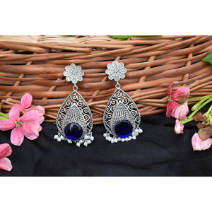NOUVELLE ARRIVÉE Boucles d'oreilles créoles en laiton imitation argent, artisanales, pour filles et femmes - Product Image 5