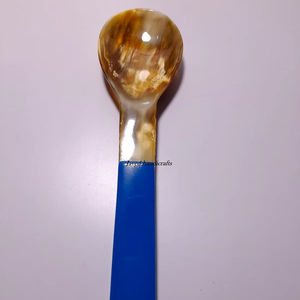 งานหัตถกรรมรูปเขาสัตว์และเรซินแฮนด์เมดเป็นมิตรกับสิ่งแวดล้อมช้อนส้อมรูปสัตว์และทะเลสำหรับกาแฟขายดีใน Etsy - Product Image 1