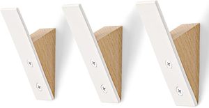 Beech Wood Coat <b>Hook</b> <b>Rack</b> With White Beech Wood <b>Wall</b> <b>Hooks</b> Decorative <b>Wall</b> Coat <b>Hook</b> for Hanging Coats Hats and Clothing - Product Image 3