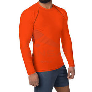 Wholesale Manufacturer Sportswear <b>Men</b> Rash Guard <b>Swimming</b> Top Long Sleeve <b>Mens</b> Compression Rash Guard UV Protection Quick Dry - Product Image 4